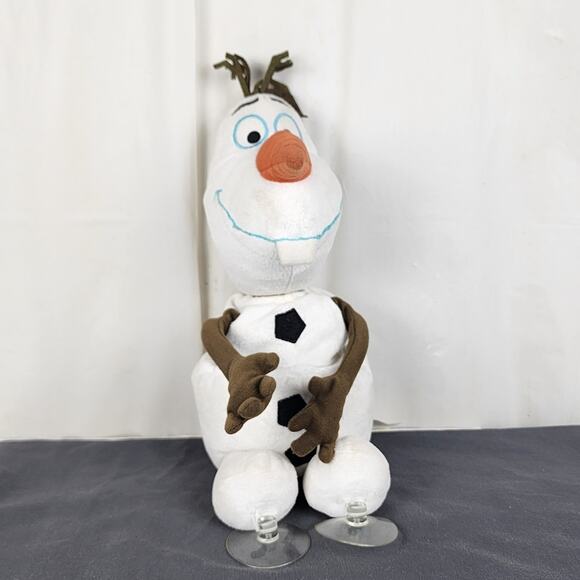 Disney's Frozen OLAF Window Cling Battery Musical Plush - Only Feet Suctions - Picture 1 of 13